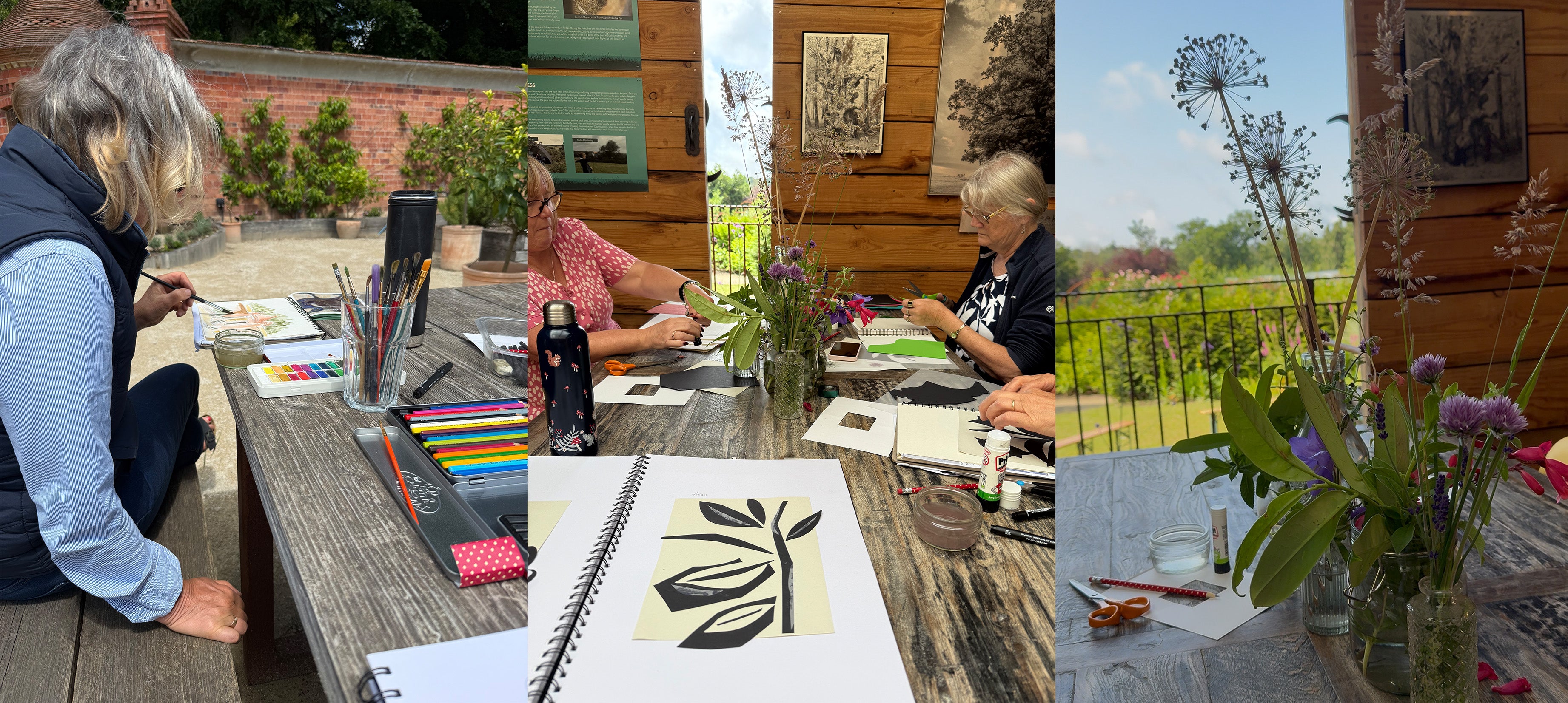 Dorset drawing workshop behind the scenes