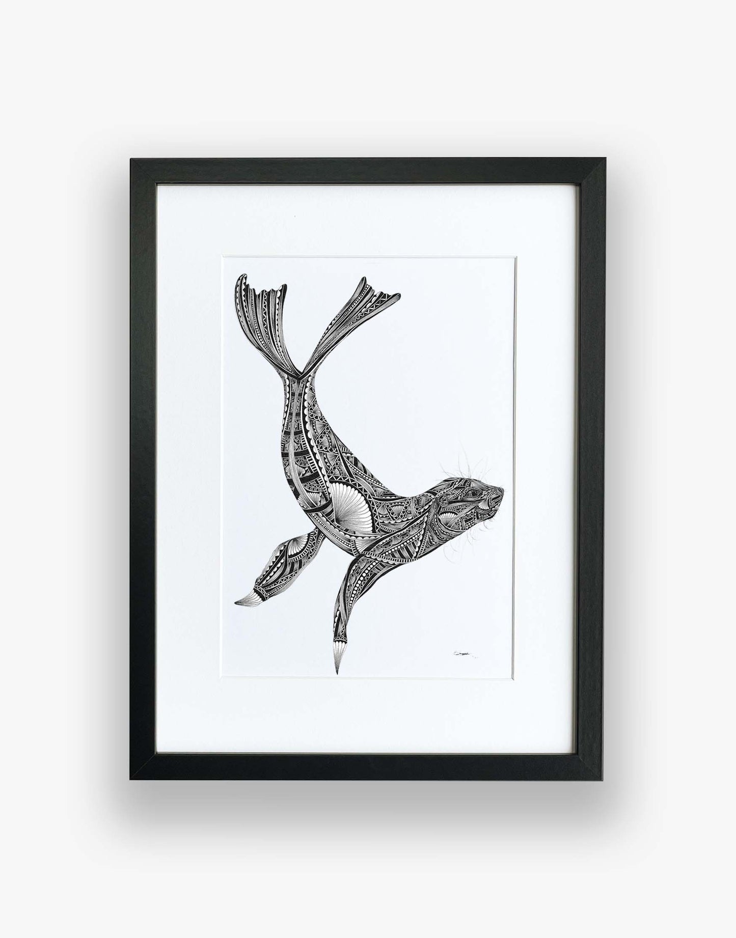 Seal limited edition artwork by Dorset artist Pia Elliot