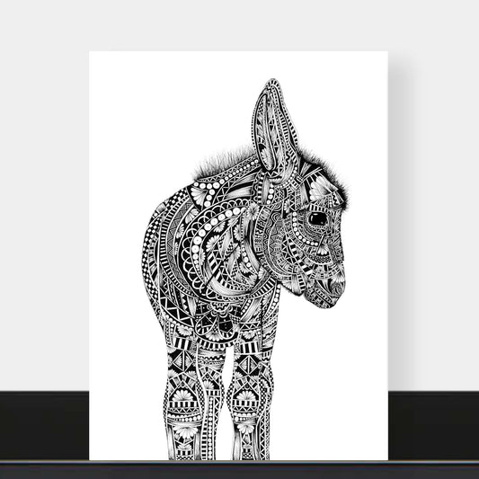 blank donkey card